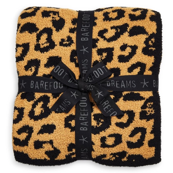 Barefoot Dreams In The Wild Blanket - Camel / Black - Picture 6 of 7
